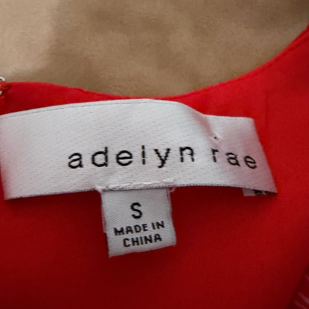 Adelyn Rae Red Floral-Print Mini Dress - Picture 4 of 7